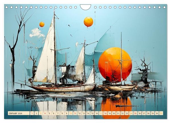 Produktbild: Segeln, der Traum beginnt (Wandkalender 2026 DIN A4 quer), CALVENDO Monatskalender