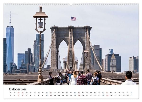 Produktbild: Meine Liebe New York (hochwertiger Premium Wandkalender 2026 DIN A2 quer), Kunstdruck in Hochglanz
