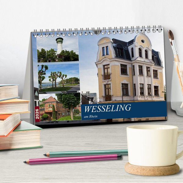 Produktbild: Wesseling am Rhein (Tischkalender 2026 DIN A5 quer), CALVENDO Monatskalender