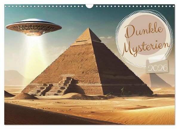 Produktbild: Dunkle Mysterien (Wandkalender 2026 DIN A3 quer), CALVENDO Monatskalender