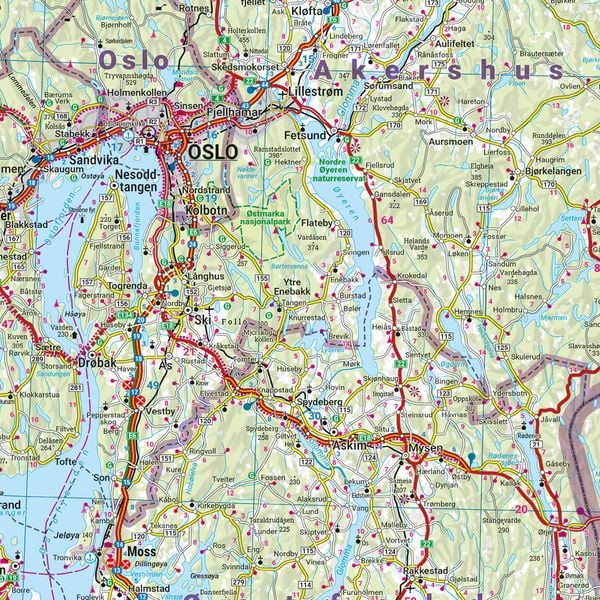 Produktbild: freytag & berndt Stra&szlig;enkarte Norwegen 1:600.000