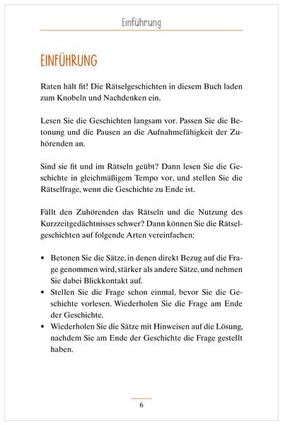 Produktbild: Demenz Besch&auml;ftigung - R&auml;tselgeschichten f&uuml;r Senioren