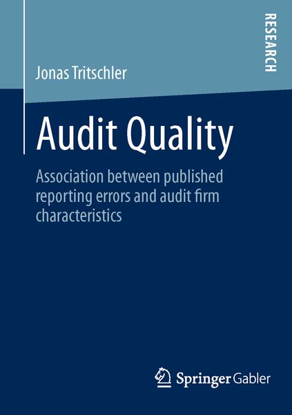 Produktbild: Audit Quality