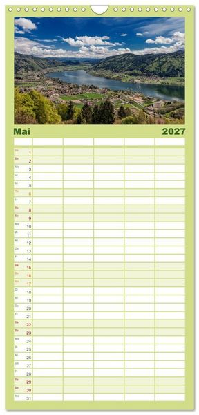 Produktbild: Familienplaner 2027 - Im S&uuml;den von &Ouml;sterreich mit 5 Spalten (Wandkalender, 21 x 45 cm) CALVENDO