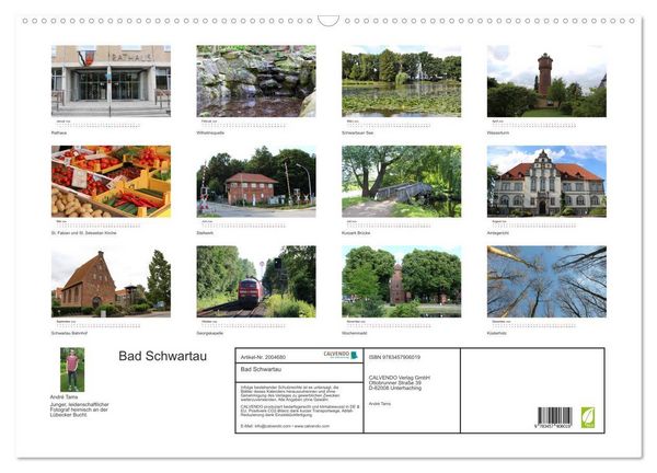 Produktbild: Bad Schwartau (Wandkalender 2026 DIN A2 quer), CALVENDO Monatskalender