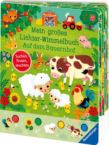 Produktbild: Mein gro&szlig;es Lichter-Wimmelbuch - Auf dem Bauernhof