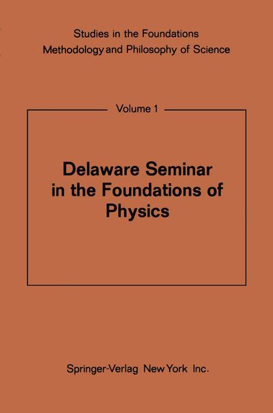 Produktbild: Delaware Seminar in the Foundations of Physics