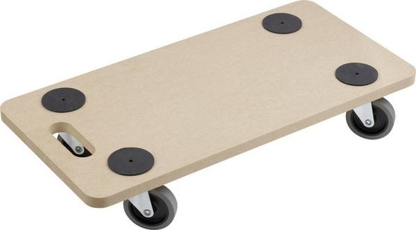 Meister Werkzeuge 0821300 Plattformwagen MDF Traglast (max.): 200 kg 110 mm Anzahl Lenkrollen 4