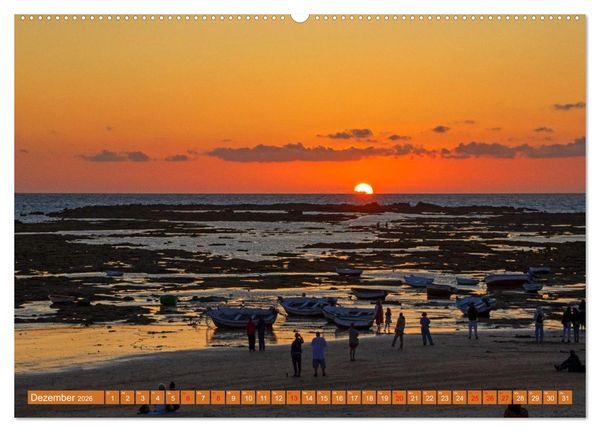 Produktbild: Ein Herz f&uuml;r Cadiz (hochwertiger Premium Wandkalender 2026 DIN A2 quer), Kunstdruck in Hochglanz
