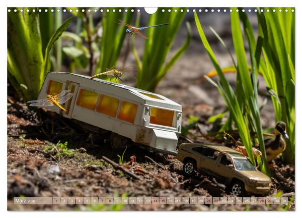 Produktbild: Miniature Caravaning: Gro&szlig;es Abenteuer mit kleinem Camper (Wandkalender 2026 DIN A3 quer), CALVENDO Monatskalender