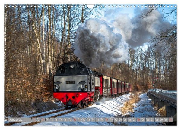 Produktbild: Molli- Mecklenburgische B&auml;derbahn (Wandkalender 2027 DIN A3 quer), CALVENDO Monatskalender