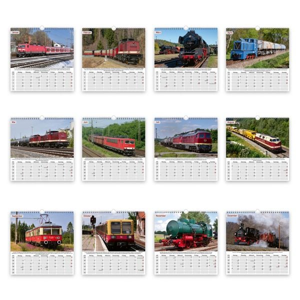 Produktbild: TR&Ouml;TSCH - Technikkalender DDR-Eisenbahnen 2027