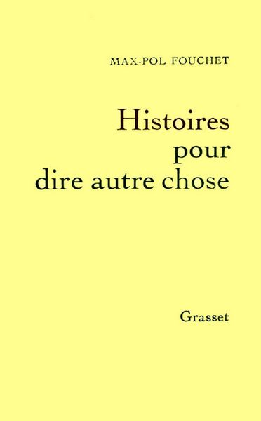 Produktbild: Histoires pour dire autre chose