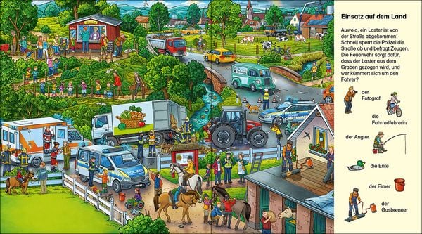 Produktbild: Suche und finde! Polizei, Feuerwehr und Krankenwagen