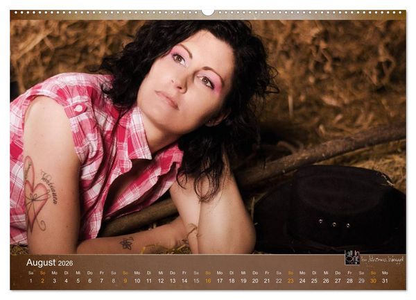 Produktbild: Western Girls (hochwertiger Premium Wandkalender 2026 DIN A2 quer), Kunstdruck in Hochglanz