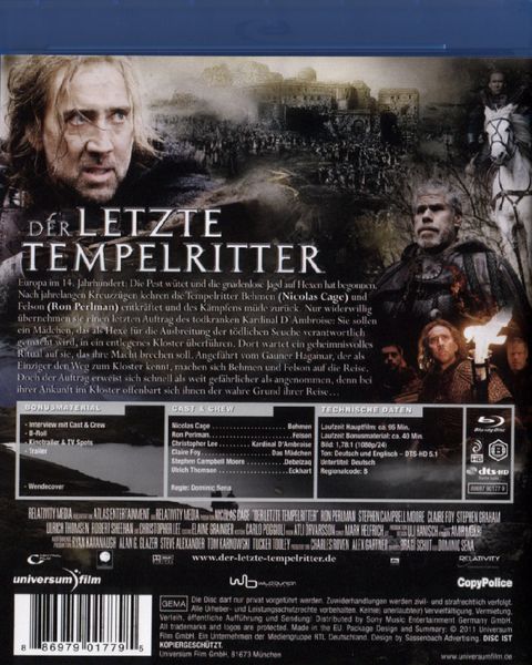 Produktbild: Der letzte Tempelritter