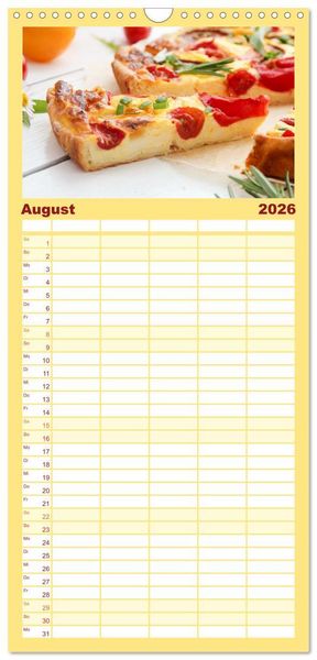 Produktbild: Familienplaner 2026 - Alte Historische Tomaten mit 5 Spalten (Wandkalender, 21 x 45 cm) CALVENDO