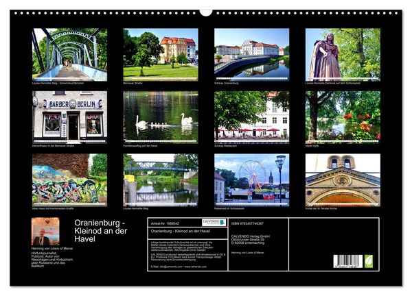 Produktbild: Oranienburg - Kleinod an der Havel (Wandkalender 2026 DIN A2 quer), CALVENDO Monatskalender