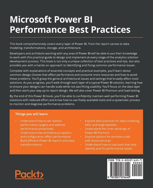 Produktbild: Microsoft Power BI Performance Best Practices