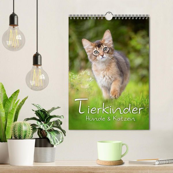 Produktbild: Tierkinder Hunde und Katzen (Wandkalender 2026 DIN A4 hoch), CALVENDO Monatskalender