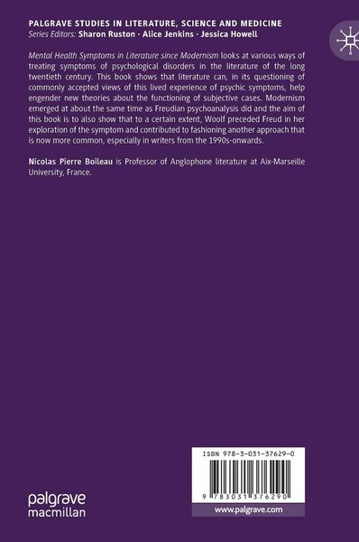 Produktbild: Mental Health Symptoms in Literature since Modernism