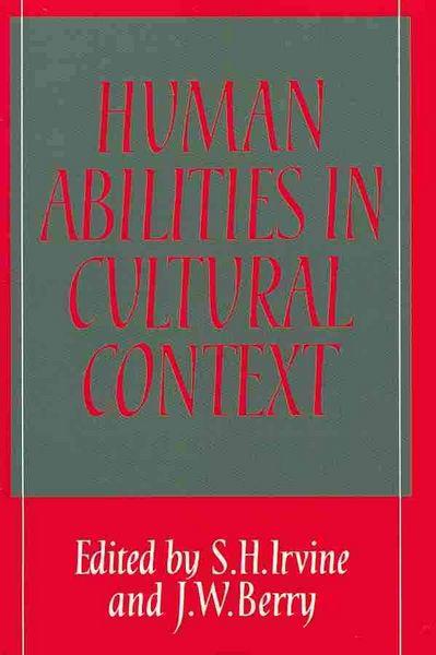 Produktbild: Human Abilities in Cultural Context