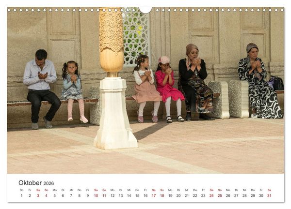Produktbild: Usbekistan (Wandkalender 2026 DIN A3 quer), CALVENDO Monatskalender