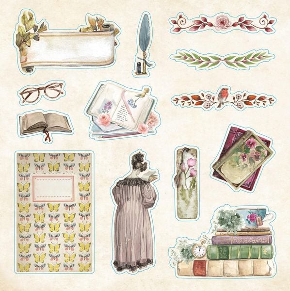 Produktbild: Bibliophilia Ephemera Sticker Book (Over 780 Stickers)