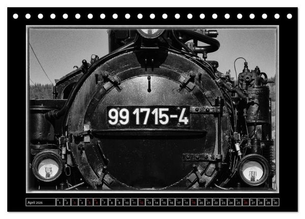 Produktbild: Die Pre&szlig;nitztalbahn (Tischkalender 2026 DIN A5 quer), CALVENDO Monatskalender