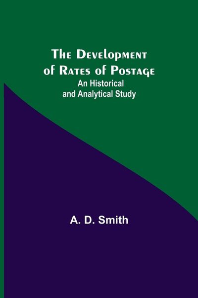 Produktbild: The Development Of Rates Of Postage