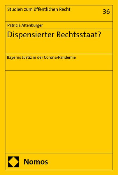 Produktbild: Dispensierter Rechtsstaat?