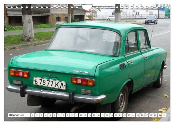 Produktbild: Sowjet-Mobile - Oldtimer der UdSSR (Wandkalender 2026 DIN A4 quer), CALVENDO Monatskalender
