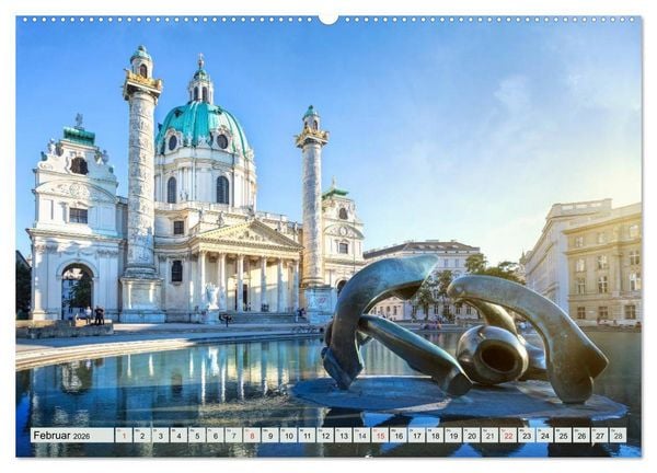 Produktbild: Wien und Graz. &Ouml;sterreichs Perlen (hochwertiger Premium Wandkalender 2026 DIN A2 quer), Kunstdruck in Hochglanz