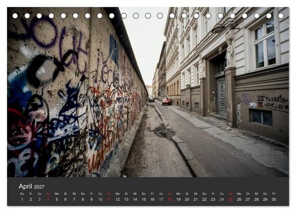 Produktbild: Berlin - der Fall der Mauer (Tischkalender 2027 DIN A5 quer), CALVENDO Monatskalender