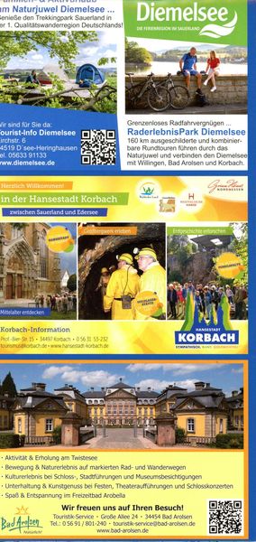 Produktbild: Diemelsee - Twistesee - Edersee 1:33 000