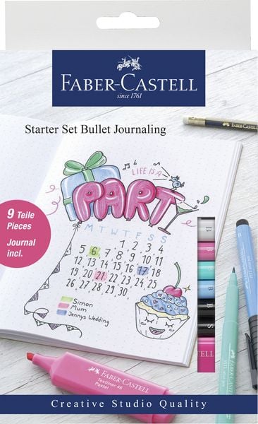 Produktbild: Faber-Castell Bullet Journaling Starter 9er Set