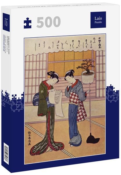 Produktbild: Lais Puzzle Suzuki Harunobu - Zwei M&auml;dchen auf einer Veranda 500 Teile