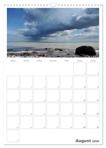 Produktbild: Insel R&uuml;gen / Planer (Wandkalender 2026 DIN A3 hoch), CALVENDO Monatskalender