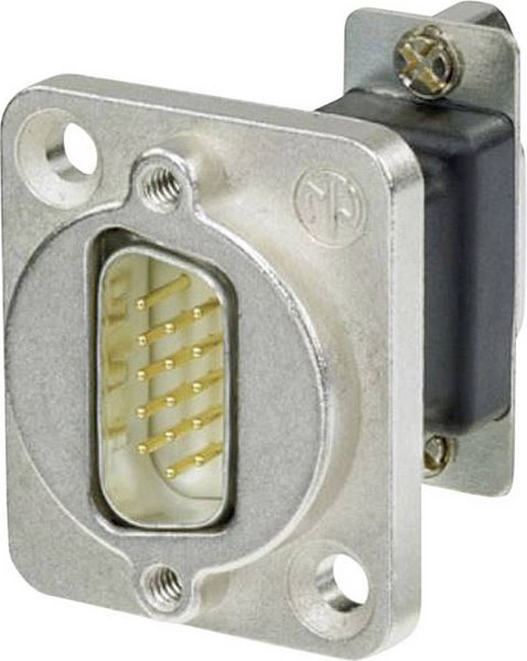 Produktbild: Neutrik NADB15MF D-SUB Adapter D-SUB-Stecker 15pol. - D-SUB-Buchse 15pol. 1St.