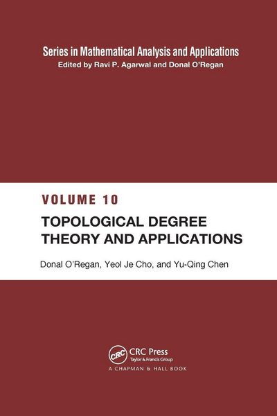 Produktbild: Topological Degree Theory and Applications