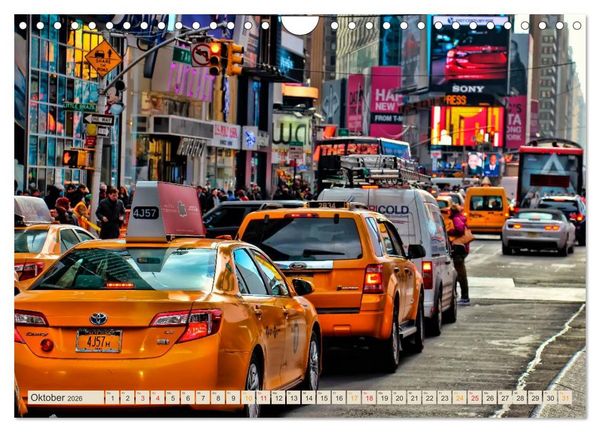 Produktbild: Hallo Taxi - einmal um die Welt (Wandkalender 2026 DIN A4 quer), CALVENDO Monatskalender