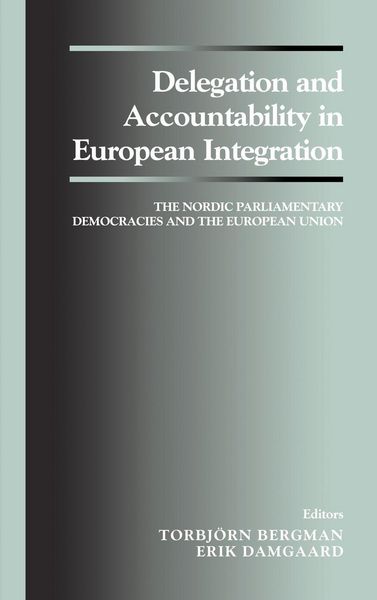 Produktbild: Delegation and Accountability in European Integration