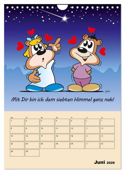Produktbild: Ein Jahr mit Dir! (Wandkalender 2026 DIN A4 hoch), CALVENDO Monatskalender