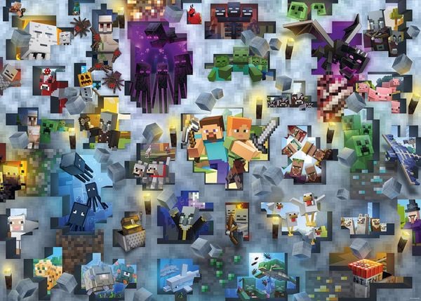 Produktbild: Erwachsenenpuzzle 1000 Teile - Minecraft Mobs