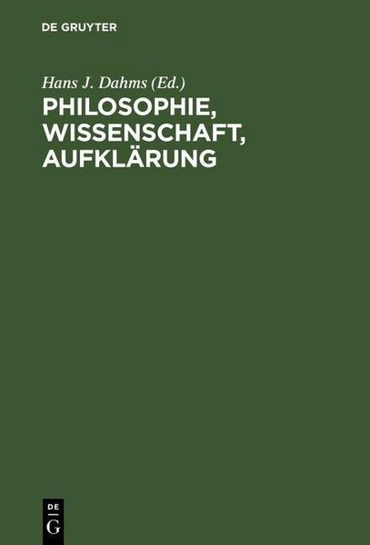 Produktbild: Philosophie, Wissenschaft, Aufkl&auml;rung
