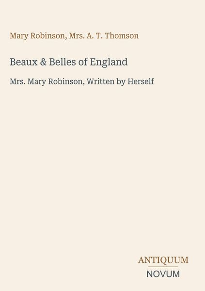 Produktbild: Beaux & Belles of England