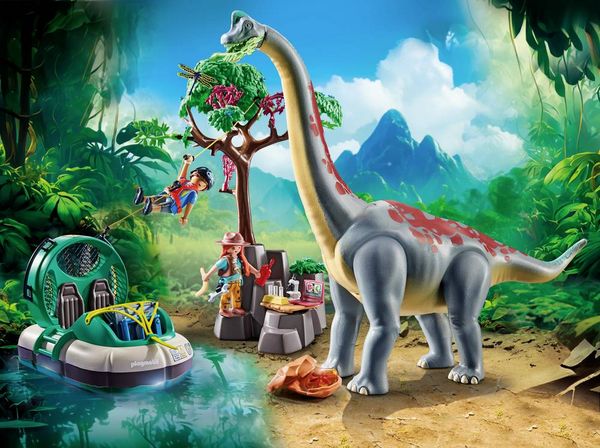 Produktbild: 71819 Brachiosaurus-Begegnung mit Luftkissenboot