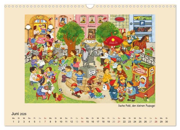 Produktbild: Wimmelbilder (Wandkalender 2026 DIN A3 quer), CALVENDO Monatskalender