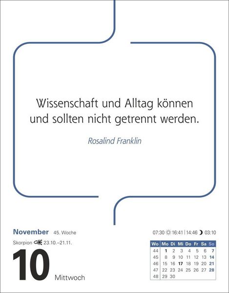 Produktbild: Zitate Tagesabrei&szlig;kalender 2027