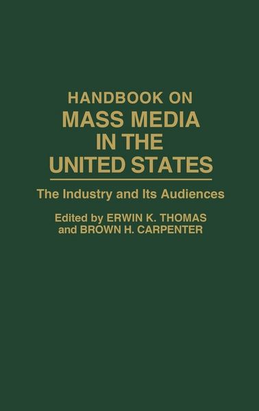 Produktbild: Handbook on Mass Media in the United States